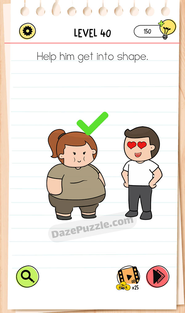 Brain Test Level 40 - Step 1