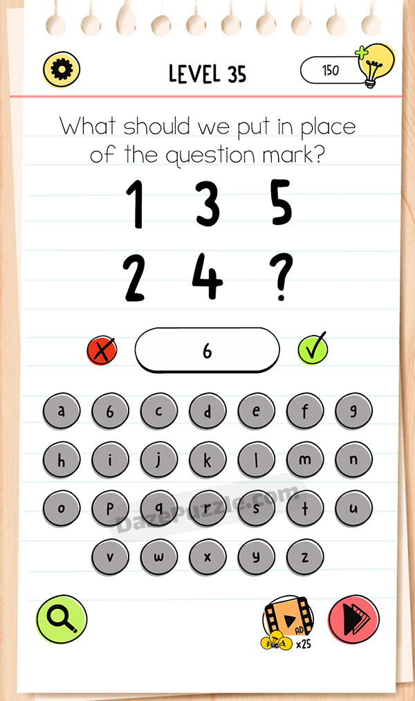 Brain Test Level 35 - Step 1