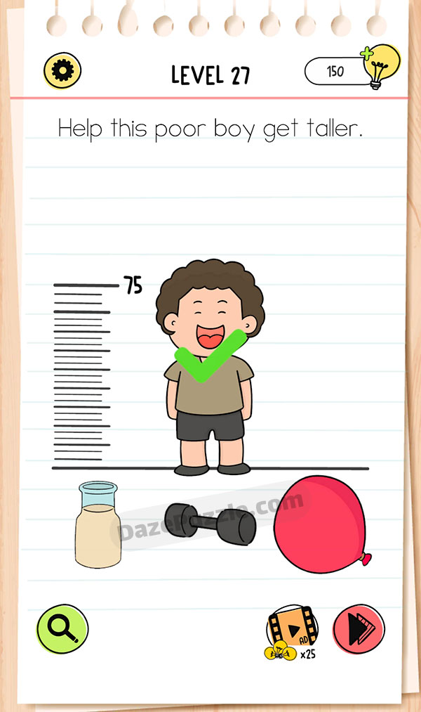 Brain Test Level 27 - Step 1