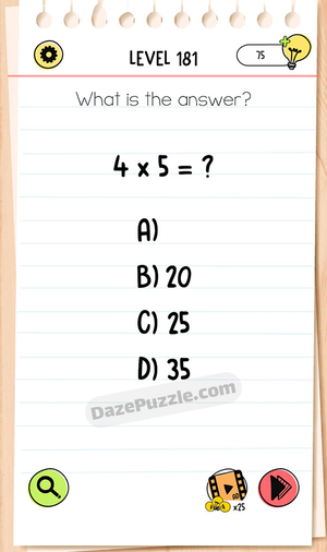 Brain Test Level 181