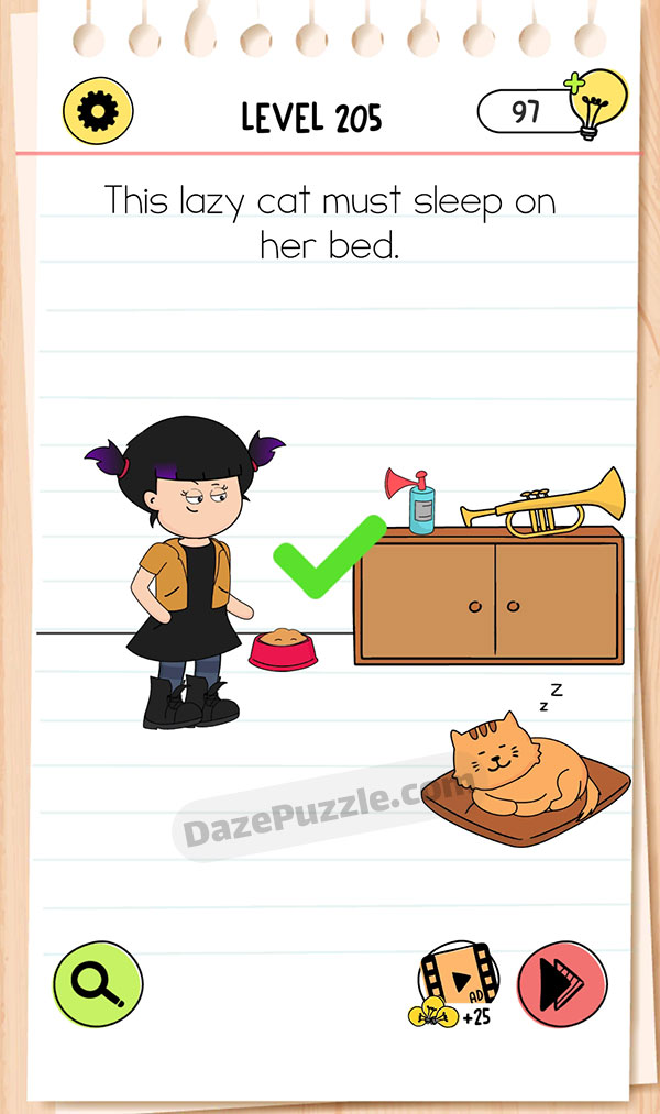 Brain Test Level 205 - Step 1