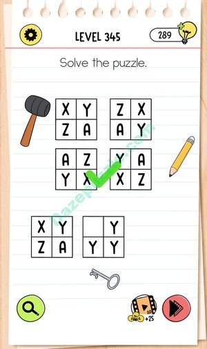 Brain Test Level 345
