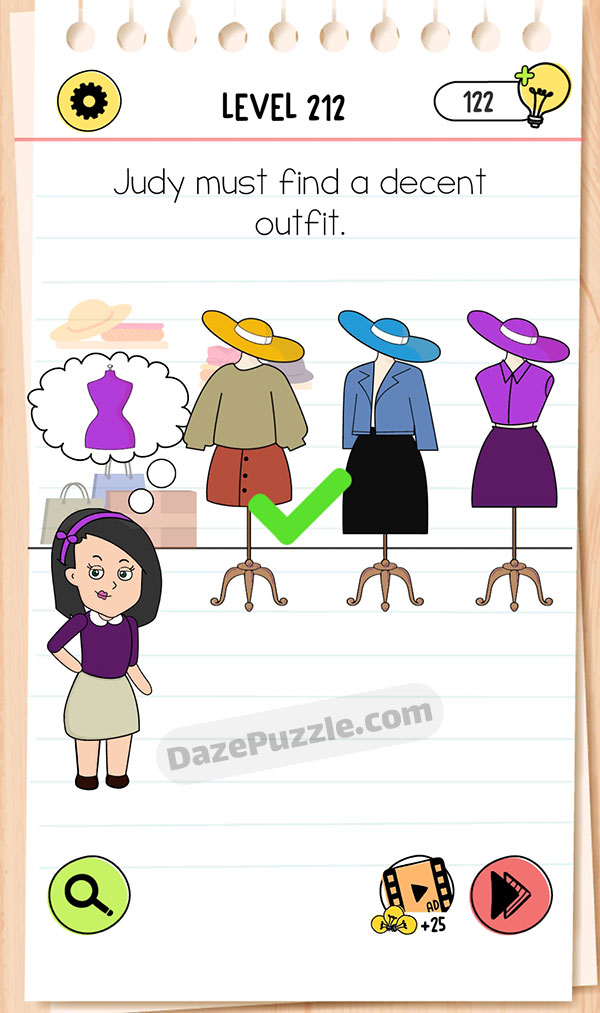 Brain Test Level 212 - Step 1