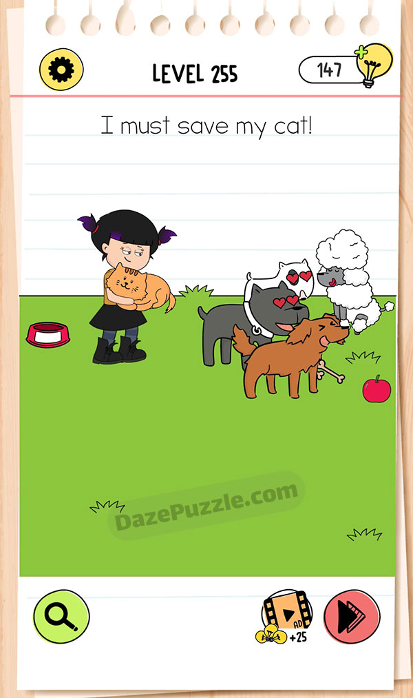 Brain Test Level 255 - Step 1