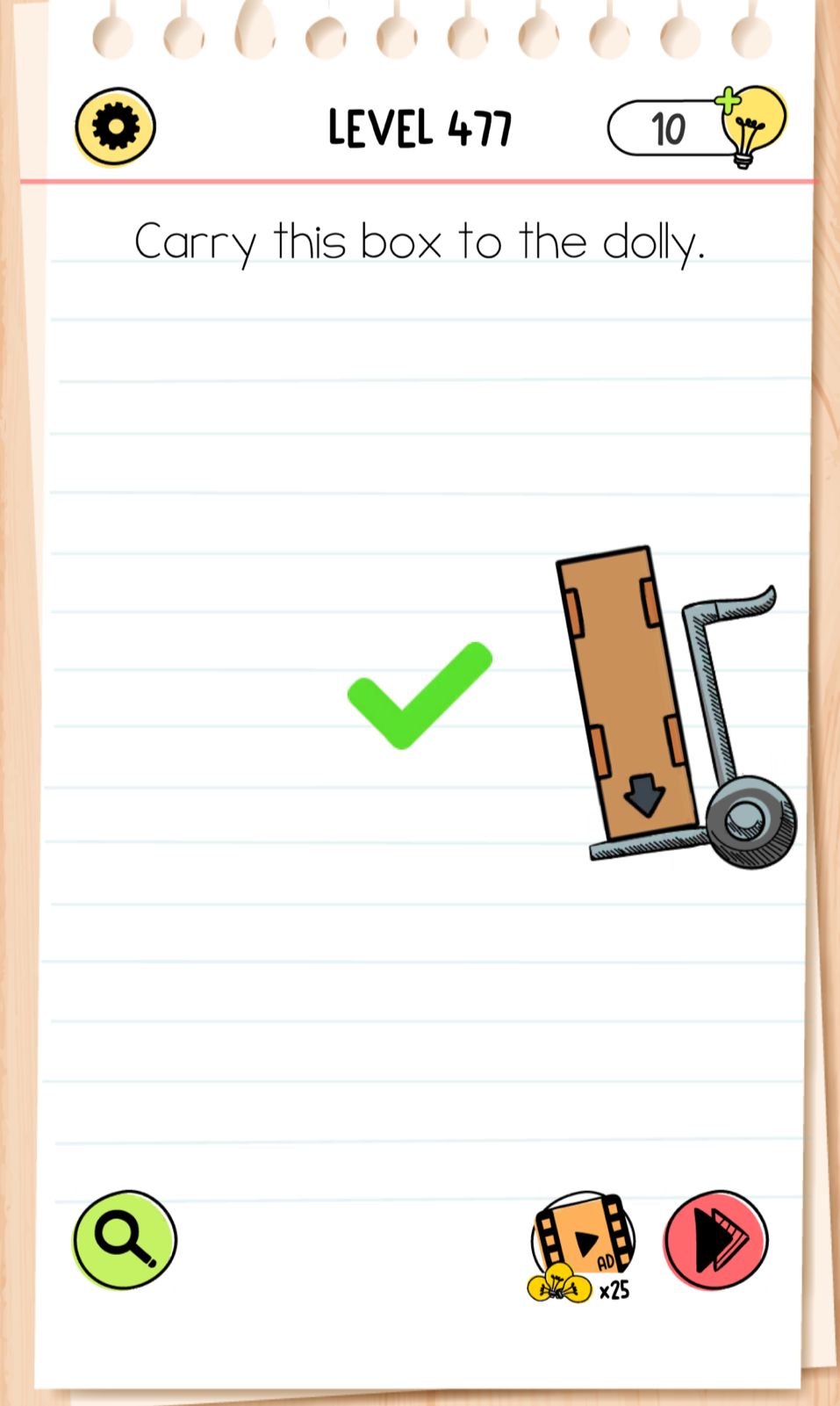 Brain Test Level 477 - Step 1