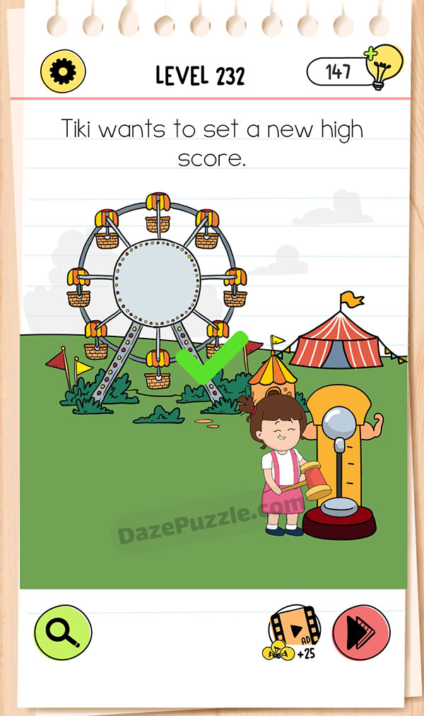 Brain Test Level 232 - Step 1