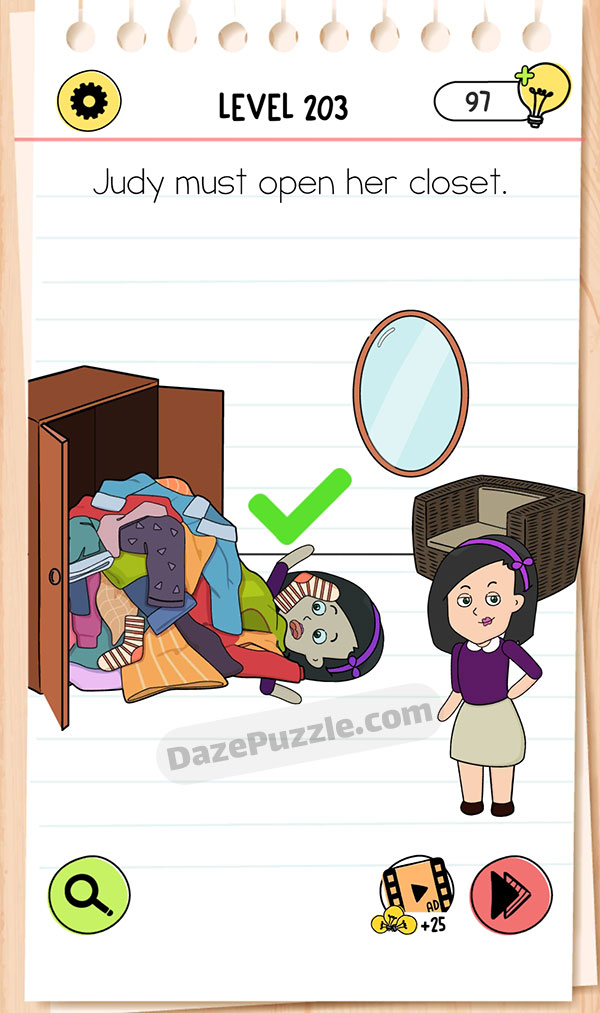 Brain Test Level 203 - Step 1