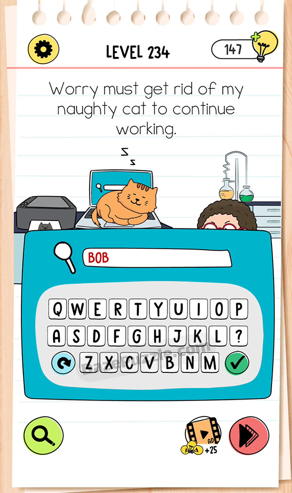 Brain Test Level 234 - Step 1