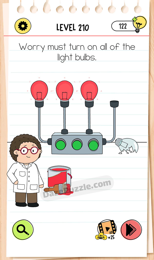 Brain Test Level 210 - Step 1