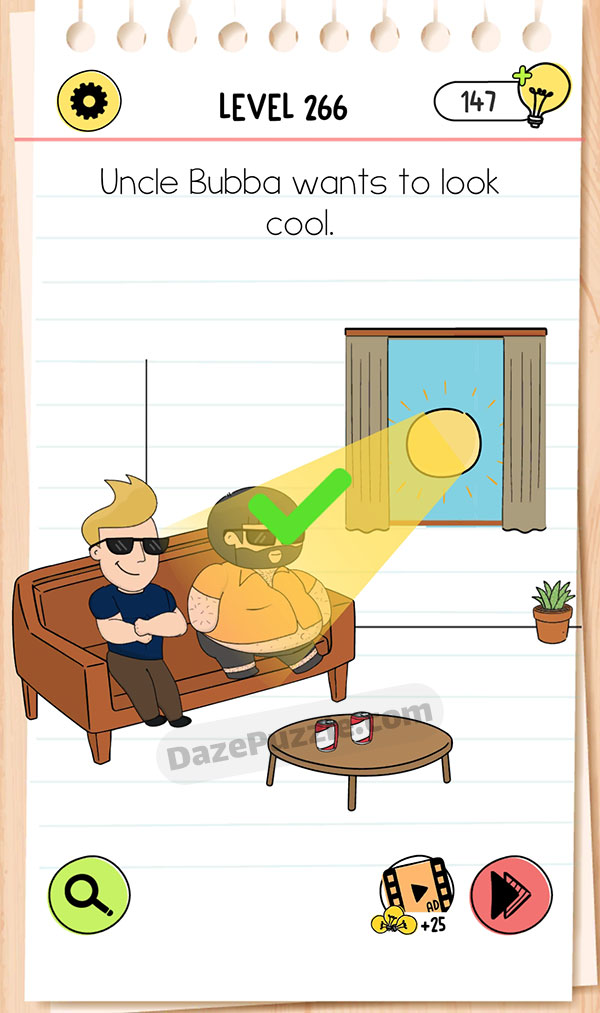 Brain Test Level 266 - Step 1