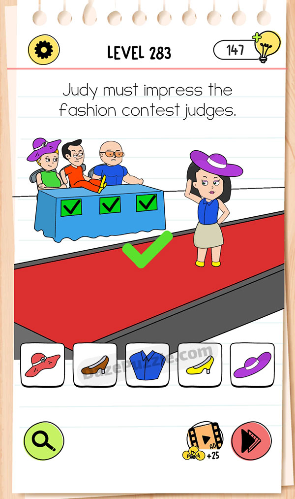 Brain Test Level 283 - Step 1