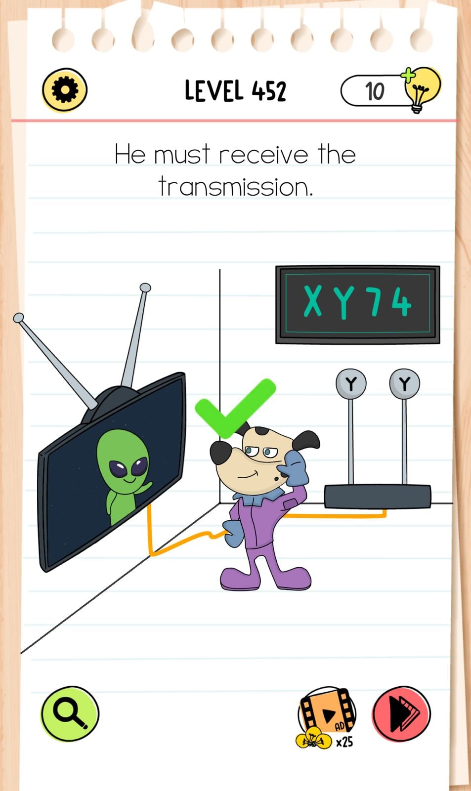 Brain Test Level 452 - Step 1