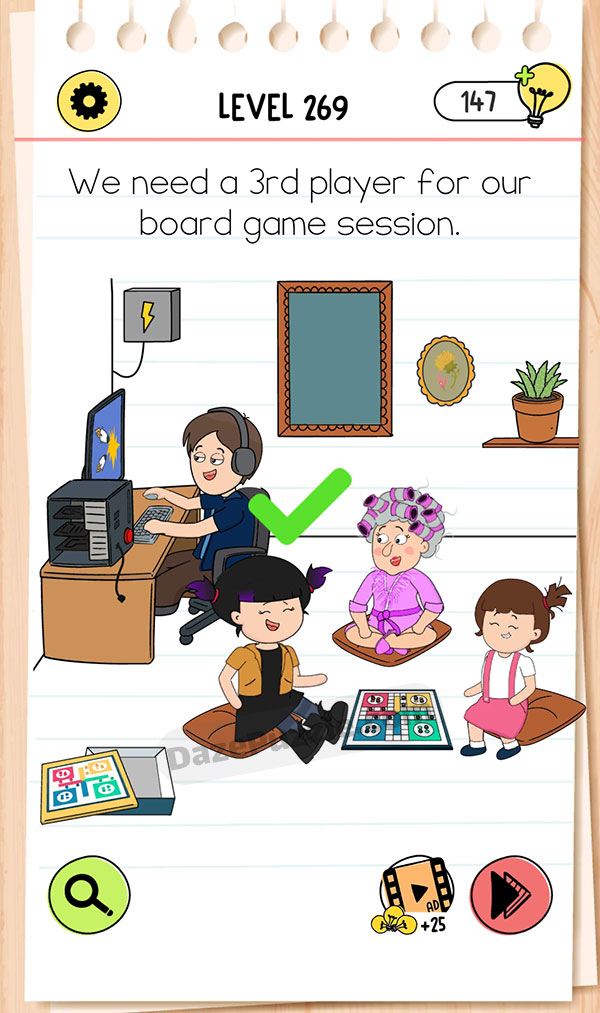 Brain Test Level 269 - Step 1