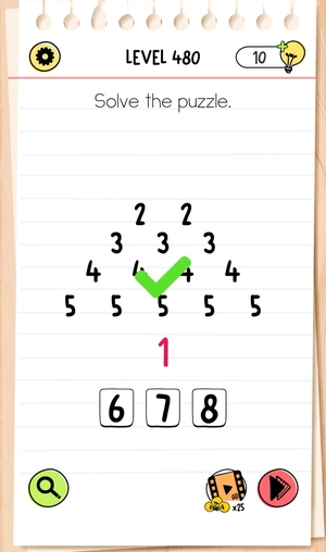 Brain Test Level 480