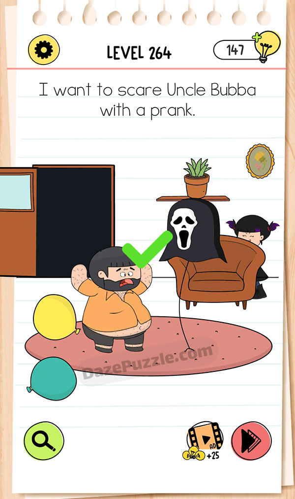 Brain Test Level 264 - Step 1