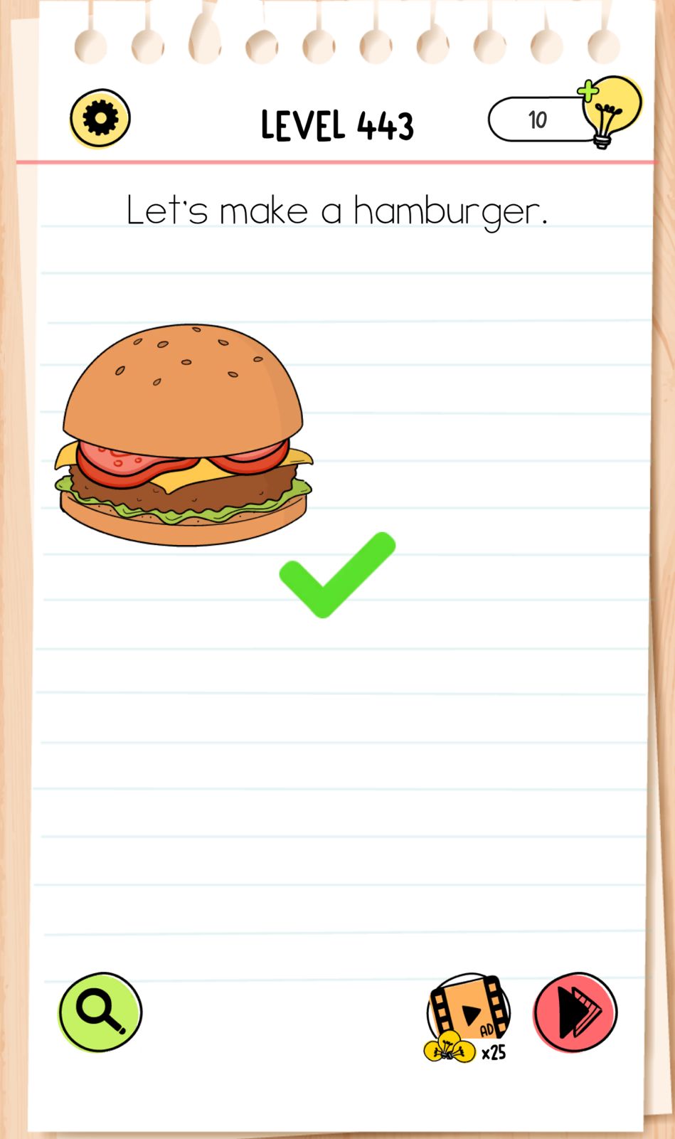 Brain Test Level 443 - Step 1