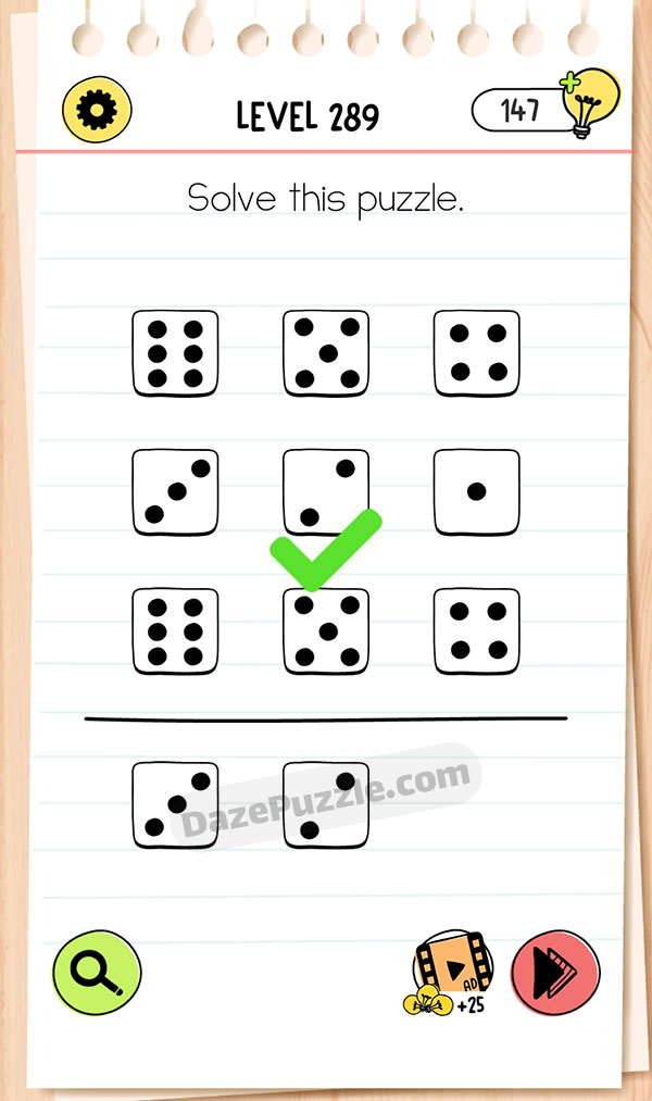 Brain Test Level 289 - Step 1