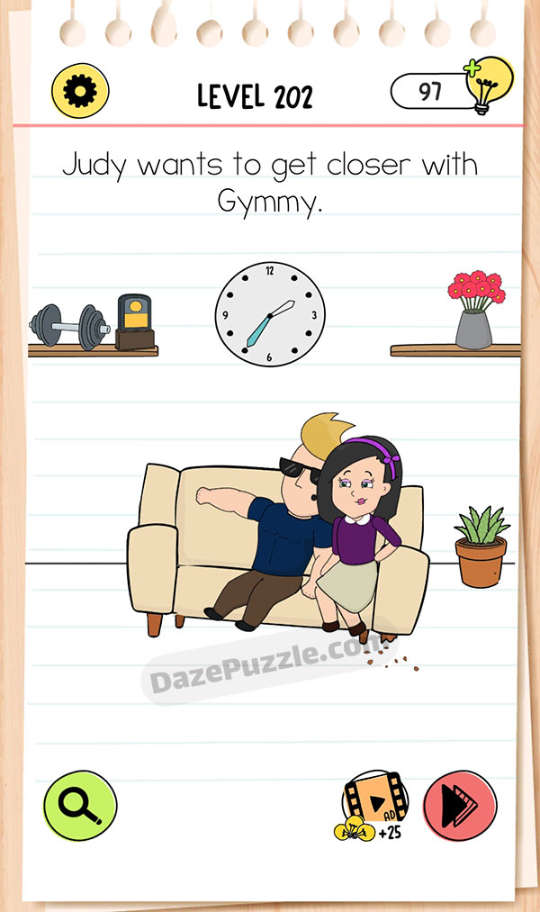 Brain Test Level 202 - Step 1