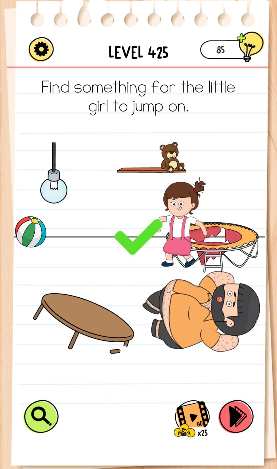 Brain Test Level 425 - Step 1