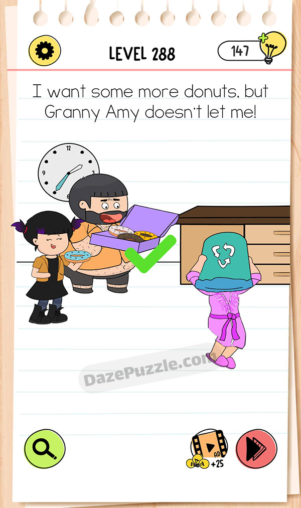 Brain Test Level 288 - Step 1