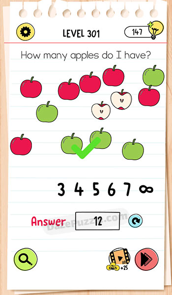 Brain Test Level 301 - Step 1