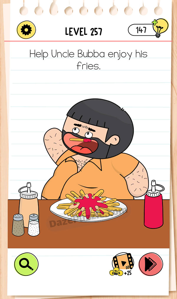 Brain Test Level 257 - Step 1