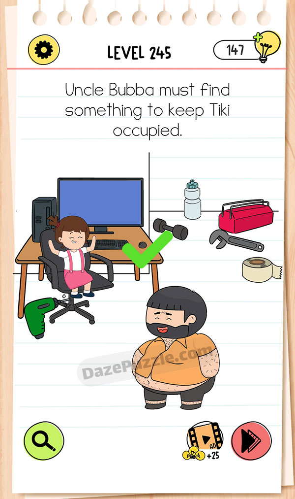 Brain Test Level 245 - Step 1