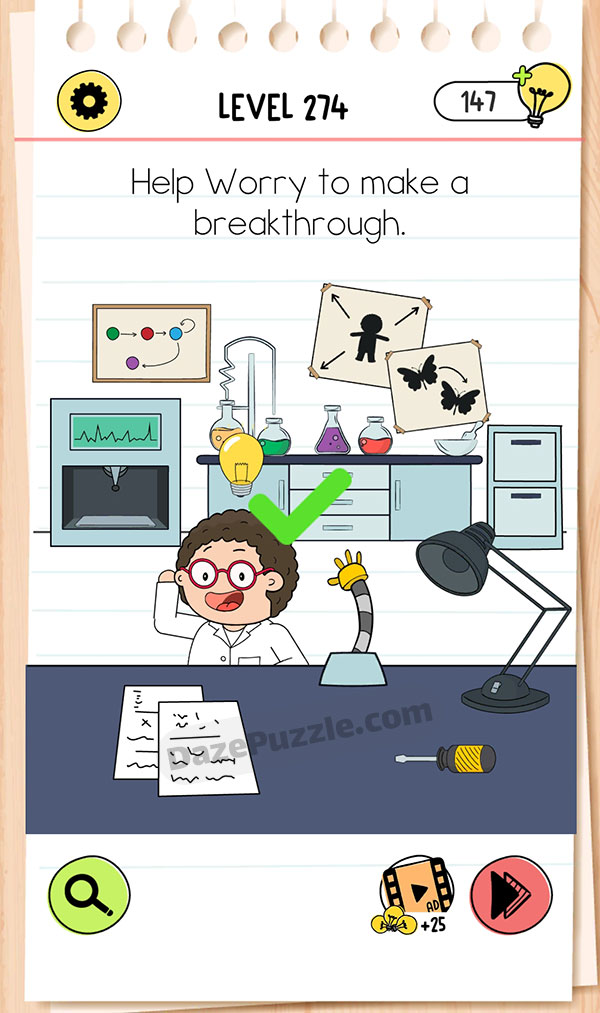 Brain Test Level 274 - Step 1