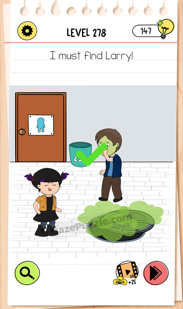 Brain Test Level 278 - Step 1