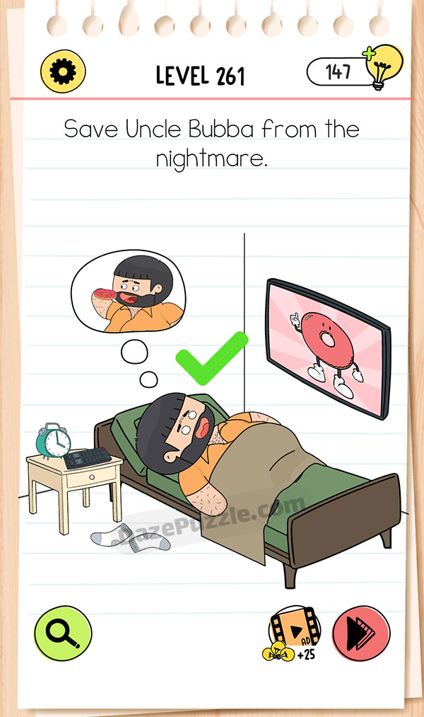 Brain Test Level 261 - Step 1