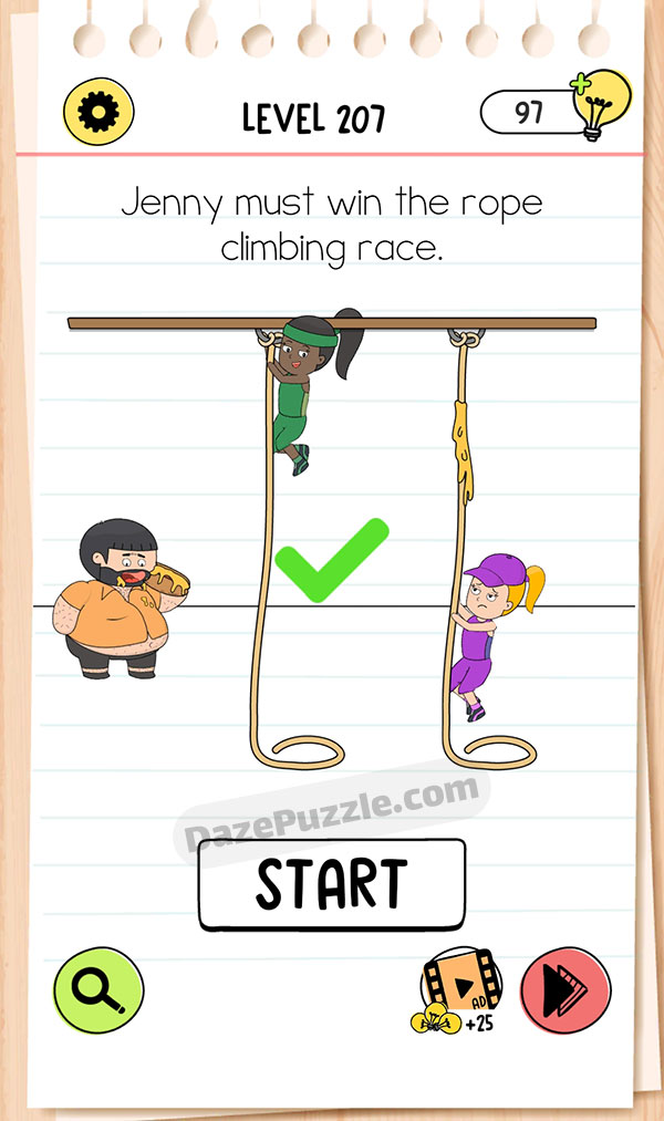 Brain Test Level 207 - Step 1