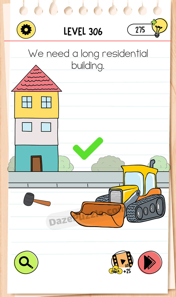 Brain Test Level 306 - Step 1