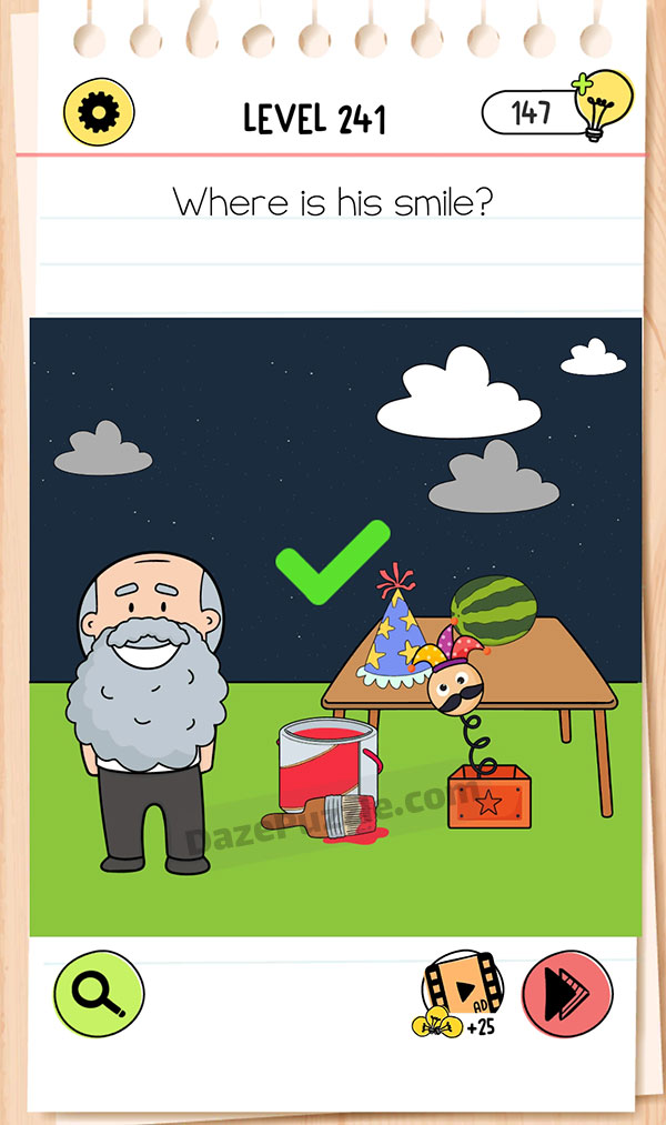 Brain Test Level 241 - Step 1