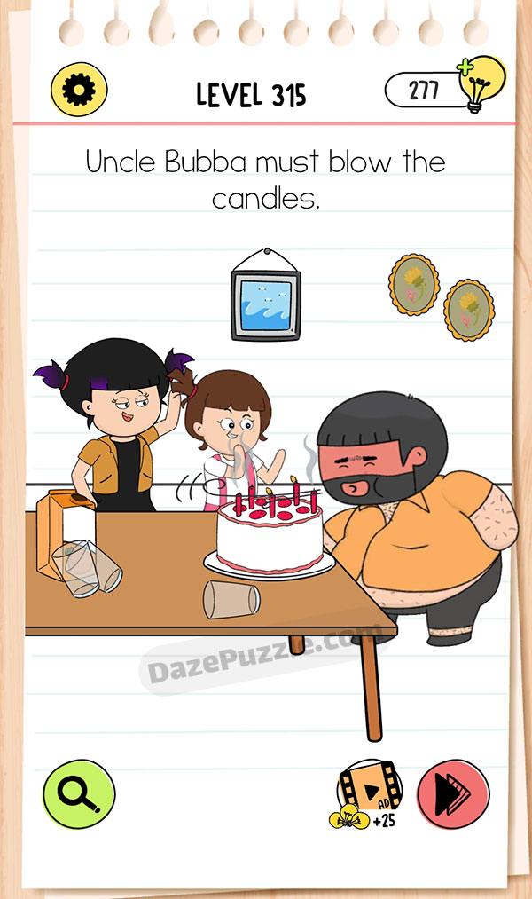 Brain Test Level 315 - Step 1