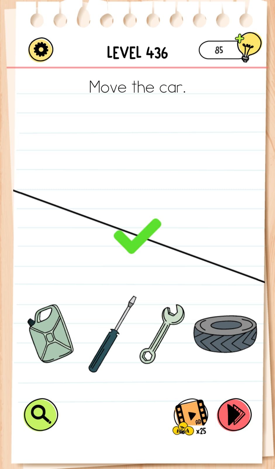 Brain Test Level 436 - Step 1