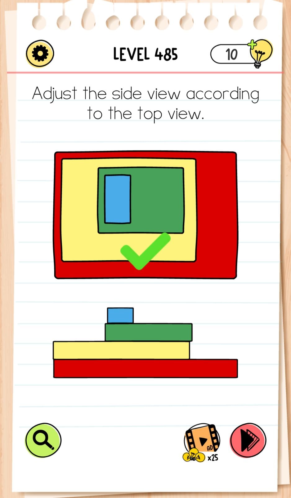 Brain Test Level 485 - Step 1