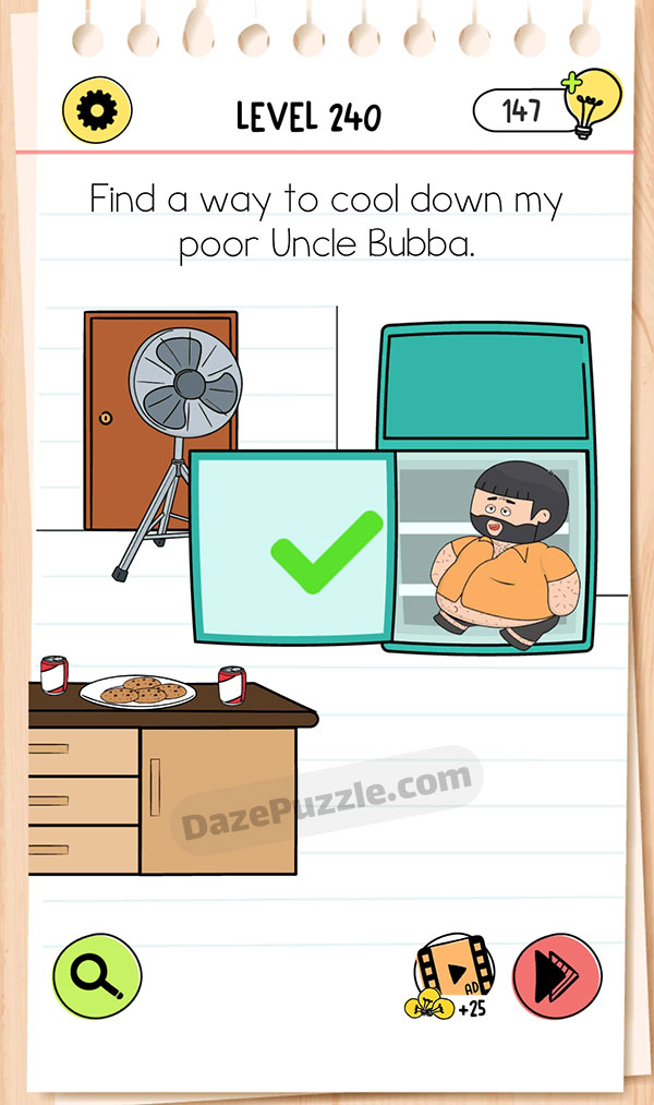 Brain Test Level 240 - Step 1