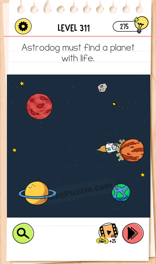 Brain Test Level 311 - Step 1