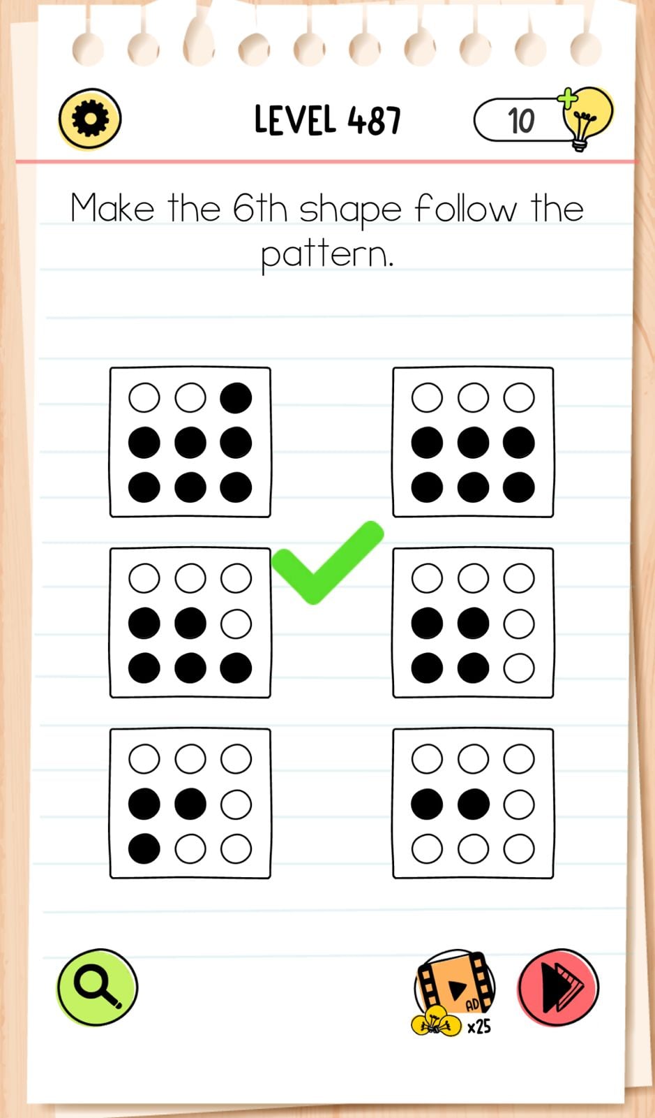 Brain Test Level 487 - Step 1