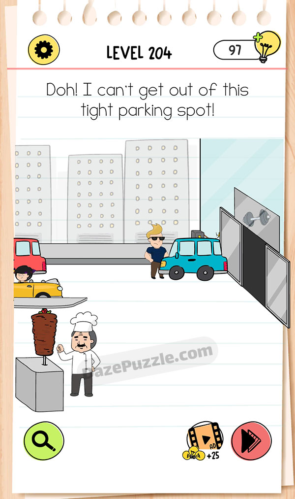 Brain Test Level 204 - Step 1