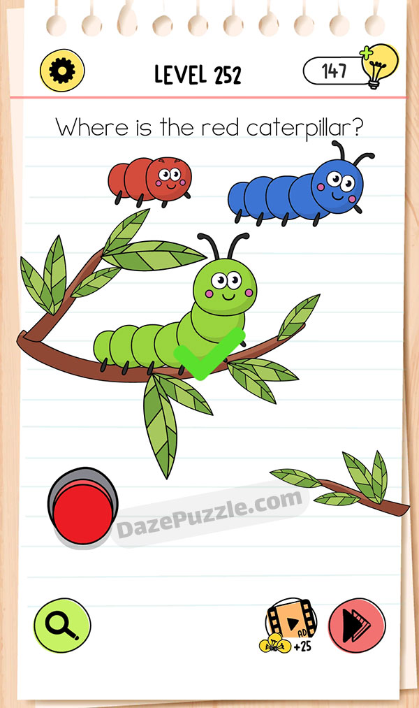 Brain Test Level 252 - Step 1