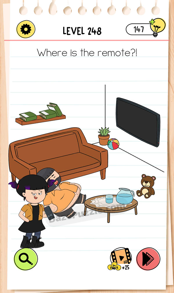 Brain Test Level 248 - Step 1