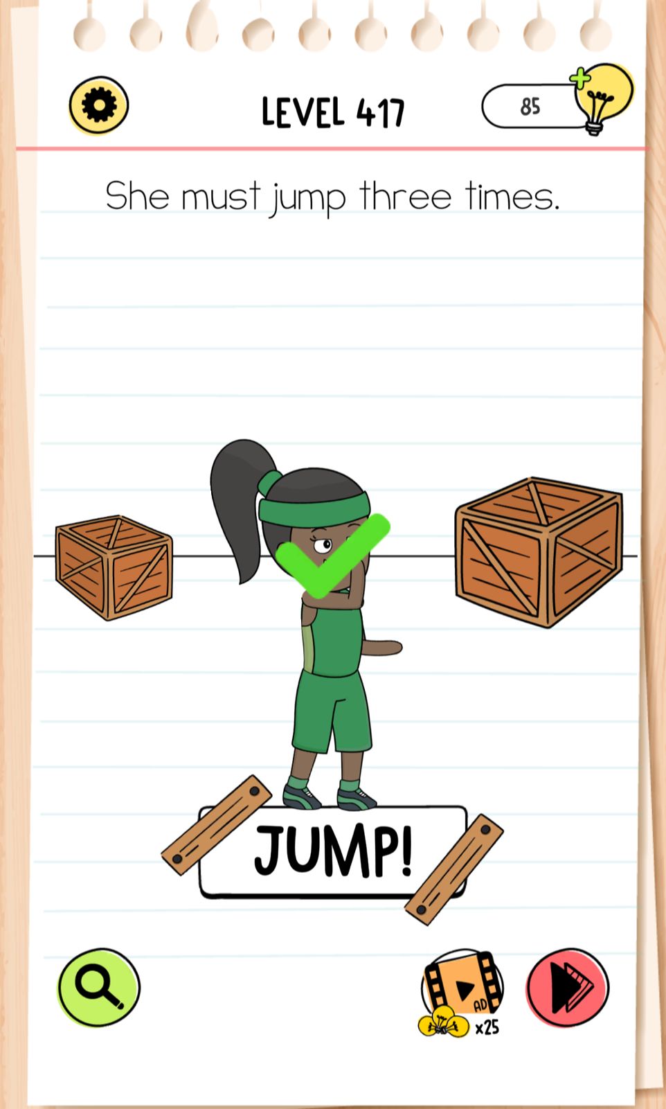Brain Test Level 417 - Step 1