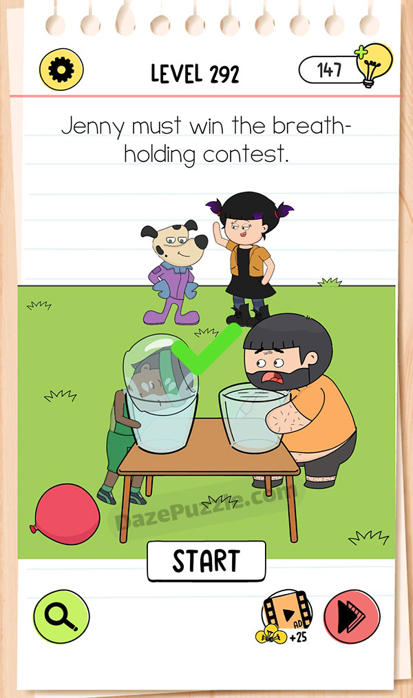 Brain Test Level 292 - Step 1