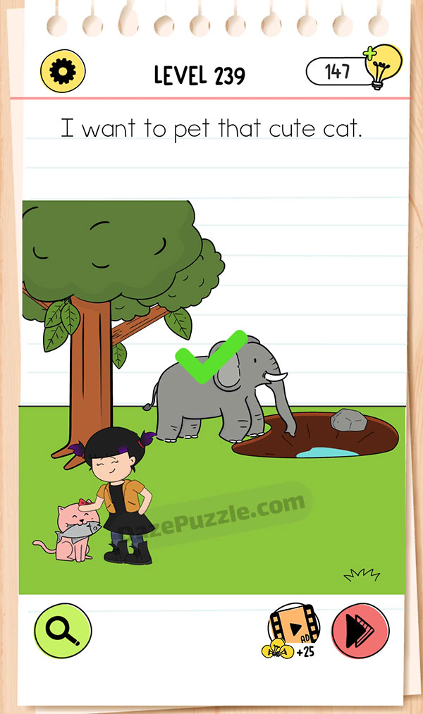 Brain Test Level 239 - Step 1