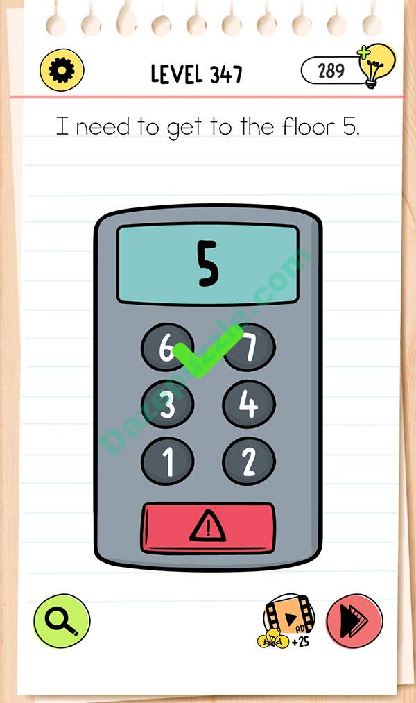 Brain Test Level 347 - Step 1