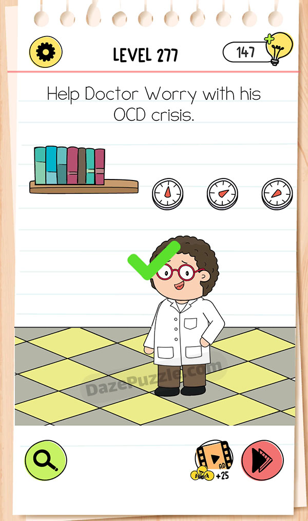 Brain Test Level 277 - Step 1