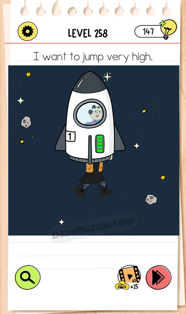 Brain Test Level 258 - Step 1