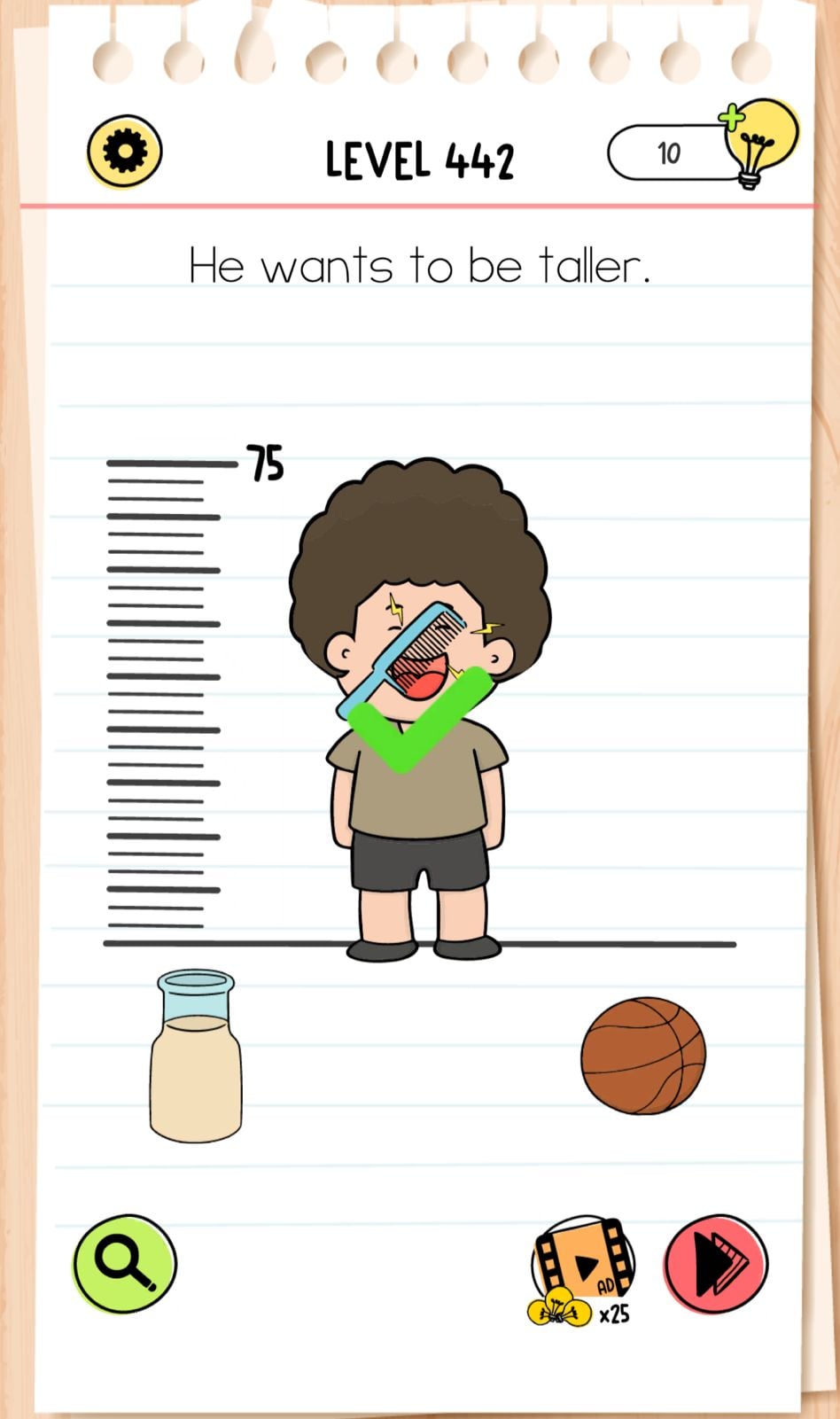 Brain Test Level 442 - Step 1