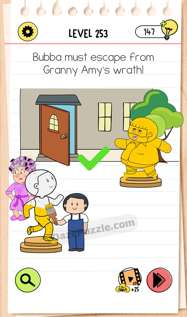 Brain Test Level 253 - Step 1